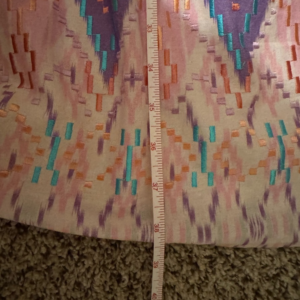 Boho Embroidered Mini Dress (No Label) - Picture 6 of 6